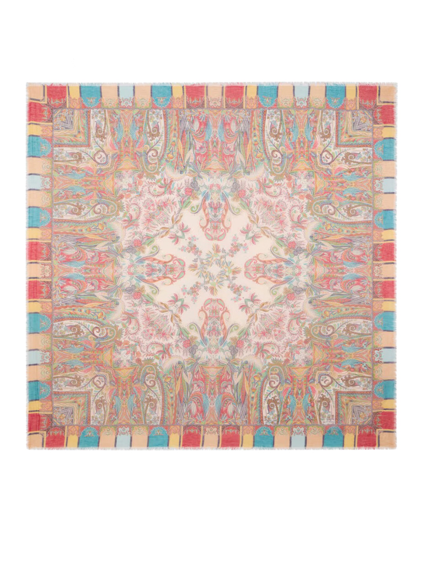 [Etro] Scarf FW26 WAYA0001AK18KX0800 WHITE