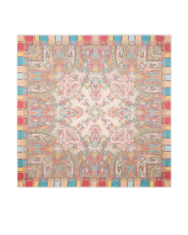 [Etro] Scarf FW26 WAYA0001AK18KX0800 WHITE