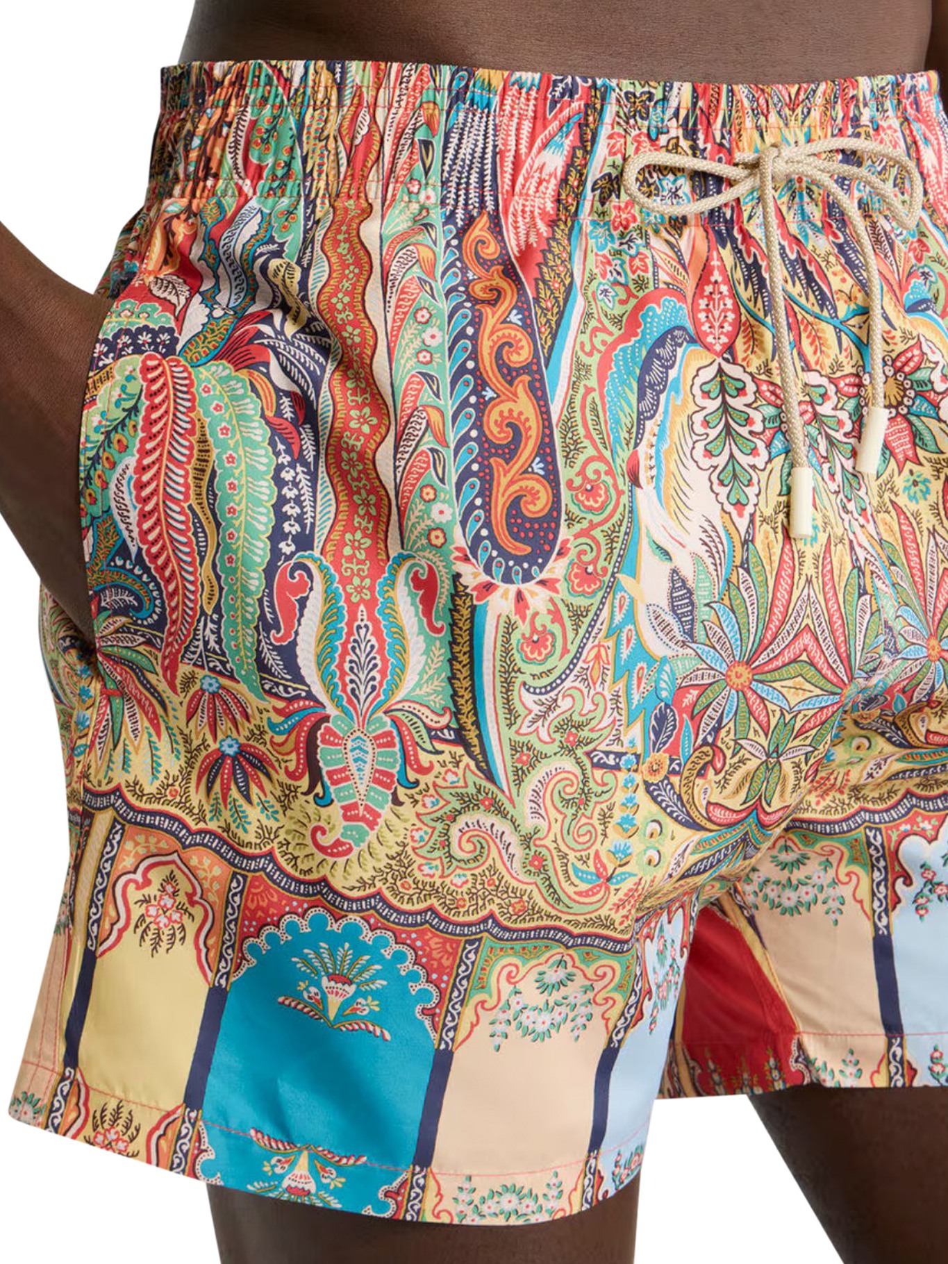 [Etro] Swim Pants FW26 MRPB000299SPS12X0800 WHITE