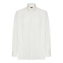 [Tom Ford] Shirts Long Sleeve FW26 HRVF01S0275WAR CHALK