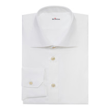 [Kiton] Shirts Long Sleeve FW26 UCCH0960801009009 WHITE