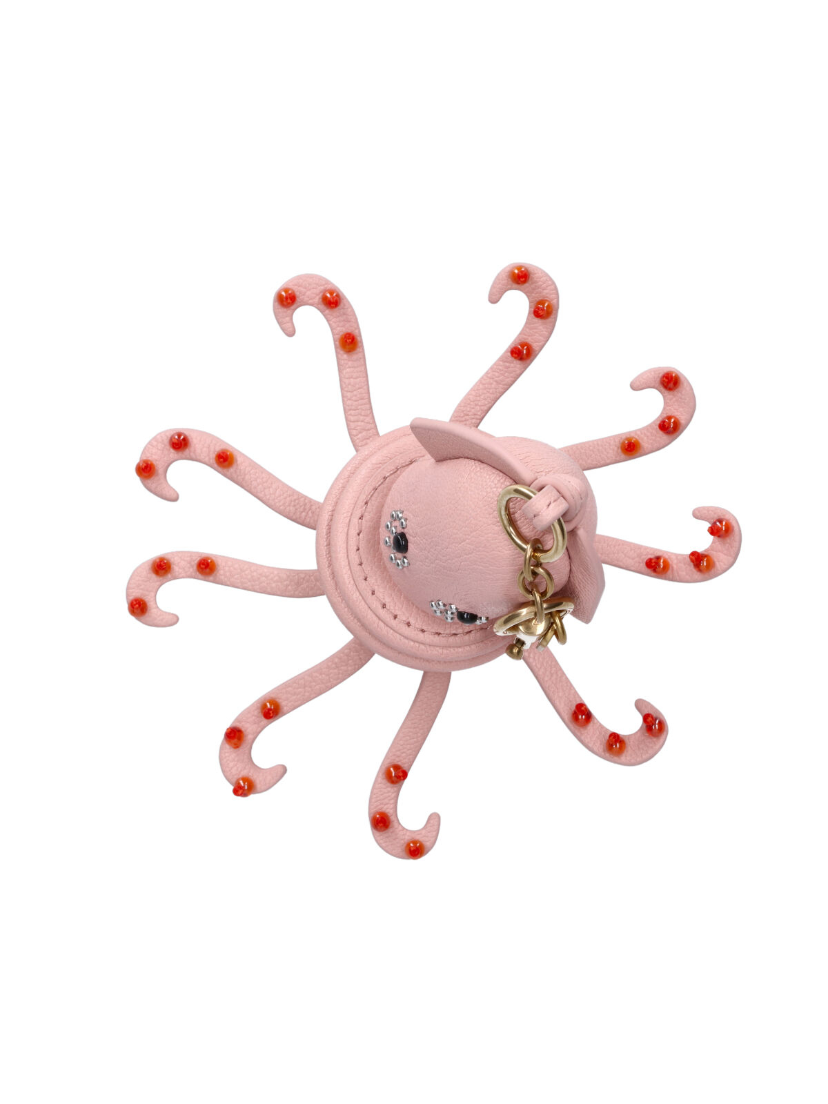 [Anya Hindmarch] Keyring FW26 208444SHELL PINK