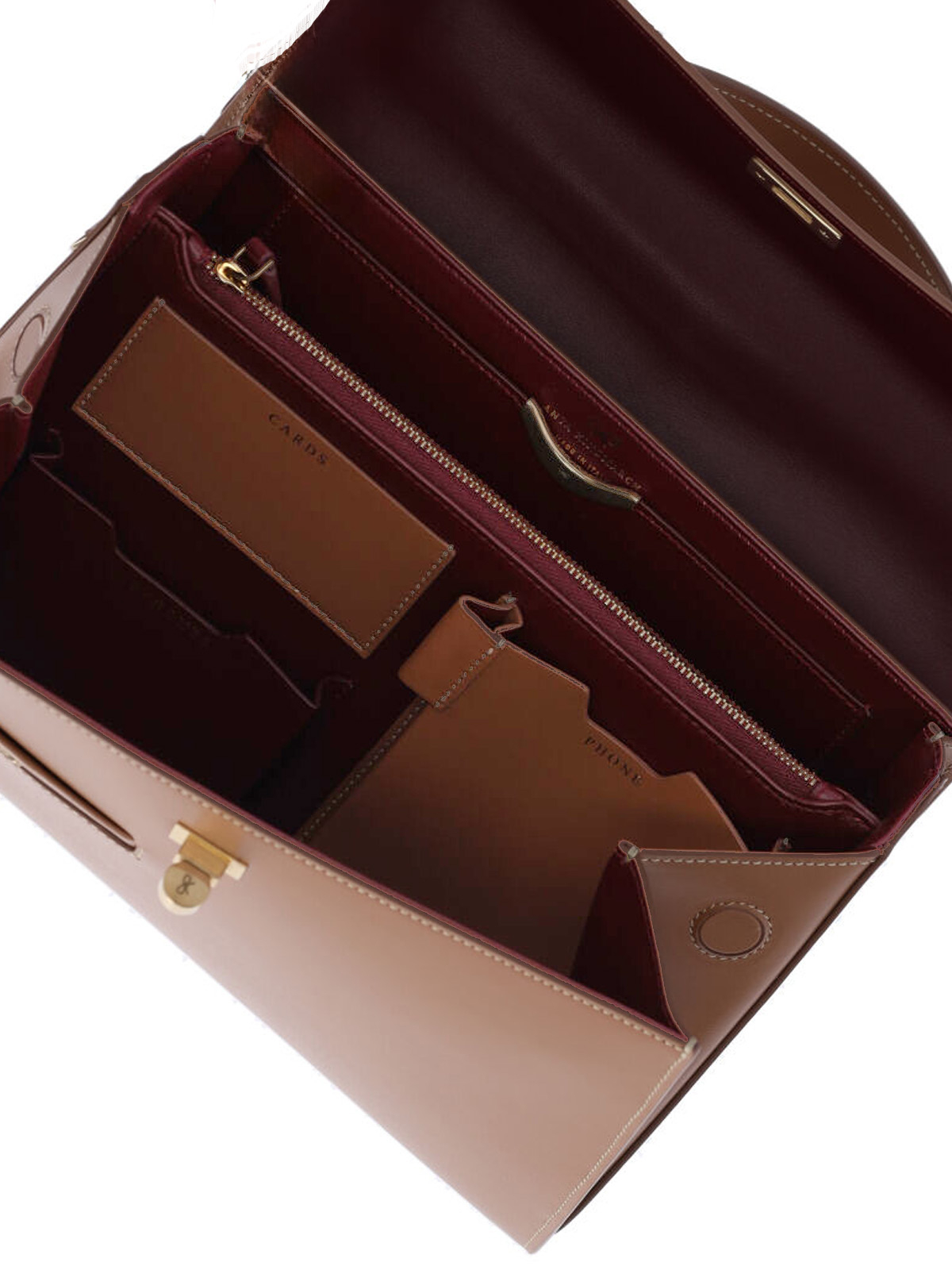 [Anya Hindmarch] Shoulder bag FW26 199438PECAN