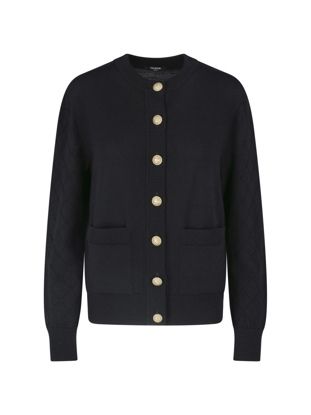 [Balmain] Knitwear FW26 HF1KN085KJ990PA