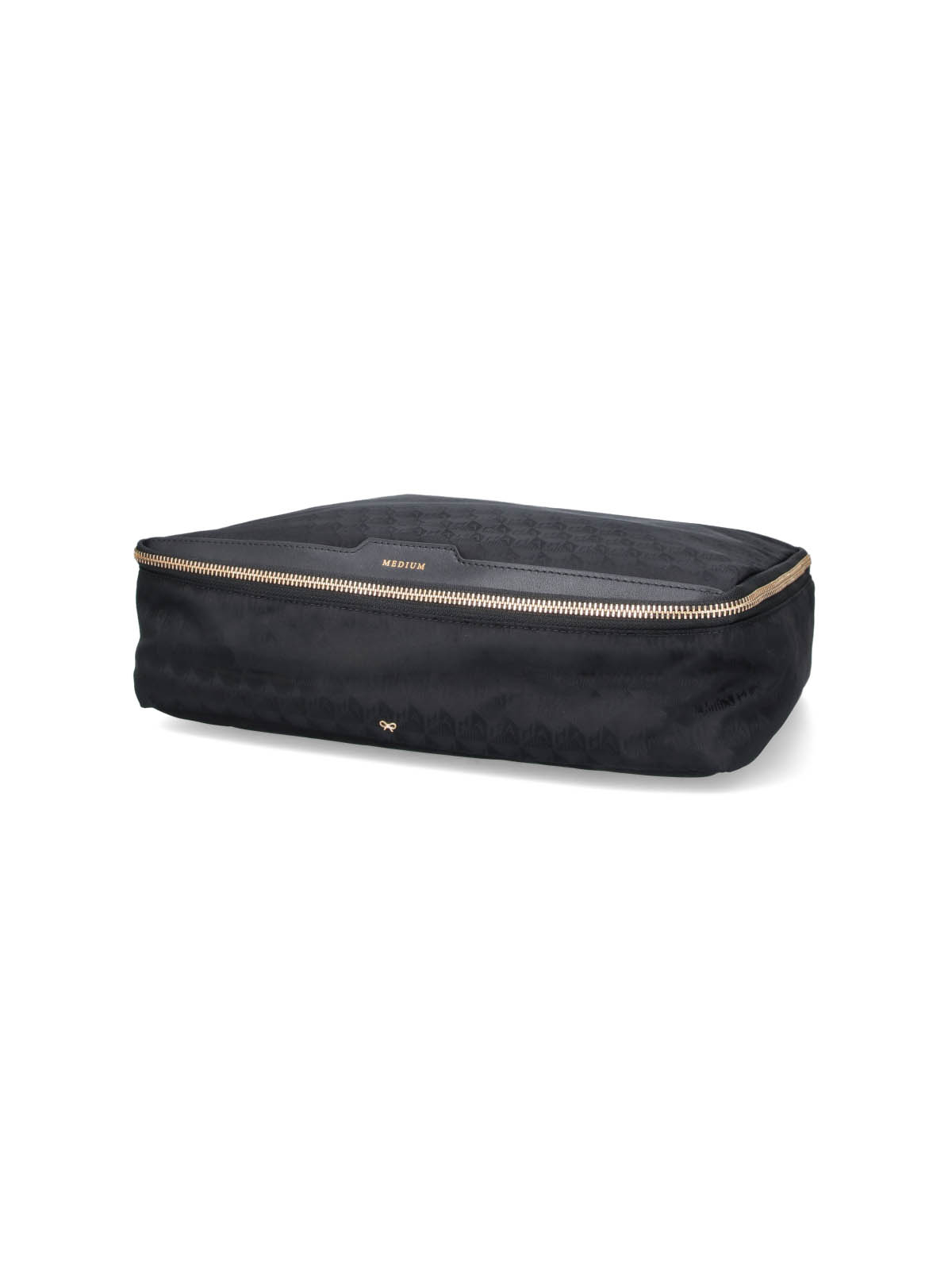 [Anya Hindmarch] Clutch bag FW26 189743CLEAR BLACK BLACK