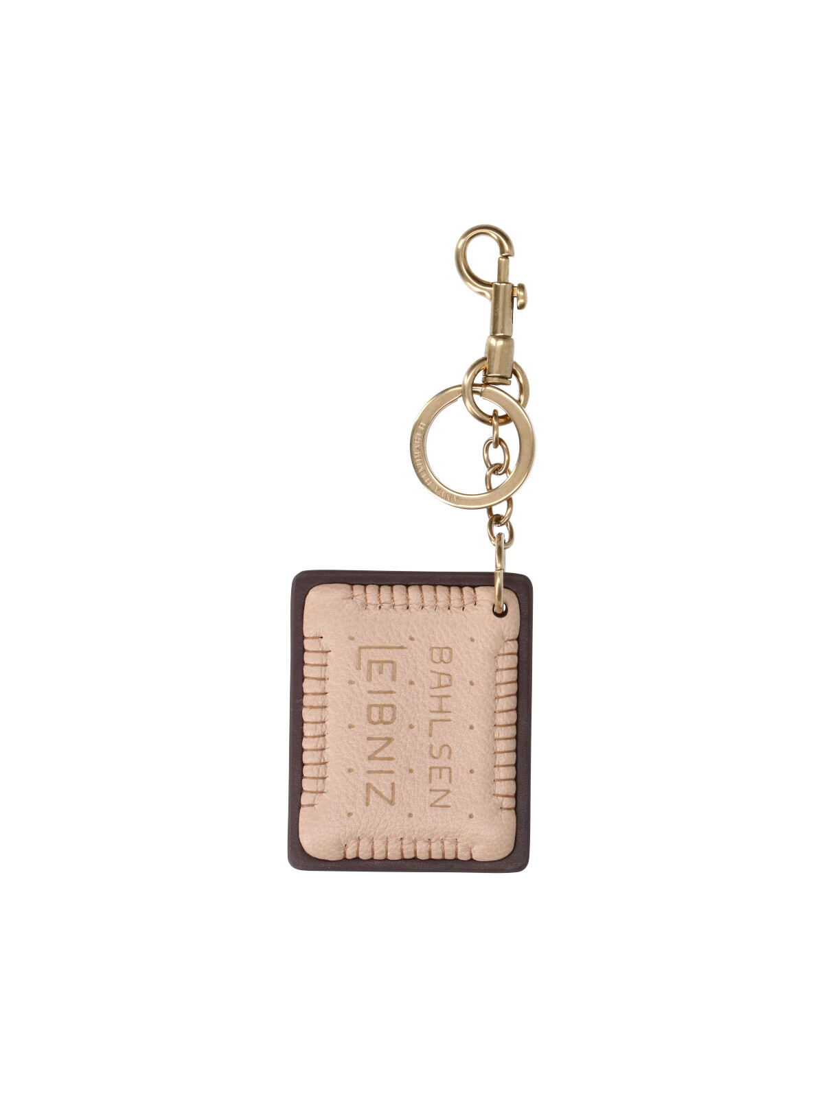[Anya Hindmarch] Keyring FW26 198189CHOCOLATE