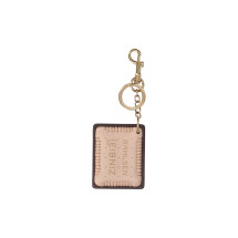 [Anya Hindmarch] Keyring FW26 198189CHOCOLATE