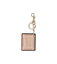 [Anya Hindmarch] Keyring FW26 198189CHOCOLATE