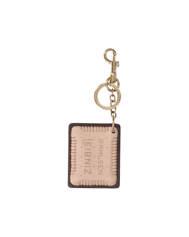 [Anya Hindmarch] Keyring FW26 198189CHOCOLATE