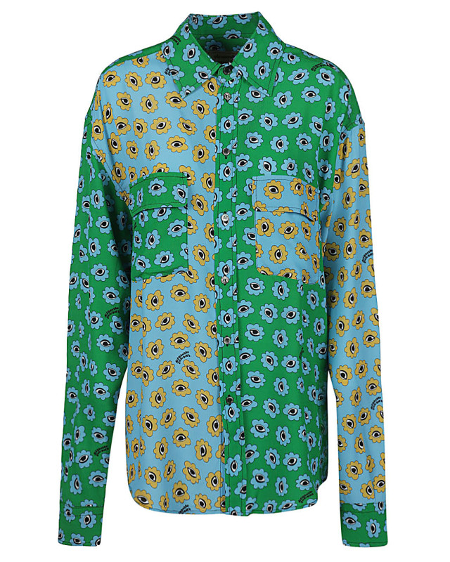 [ALESSANDRO ENRIQUEZ] Shirts Long Sleeve FW22 AESH202BRODOG+OV
