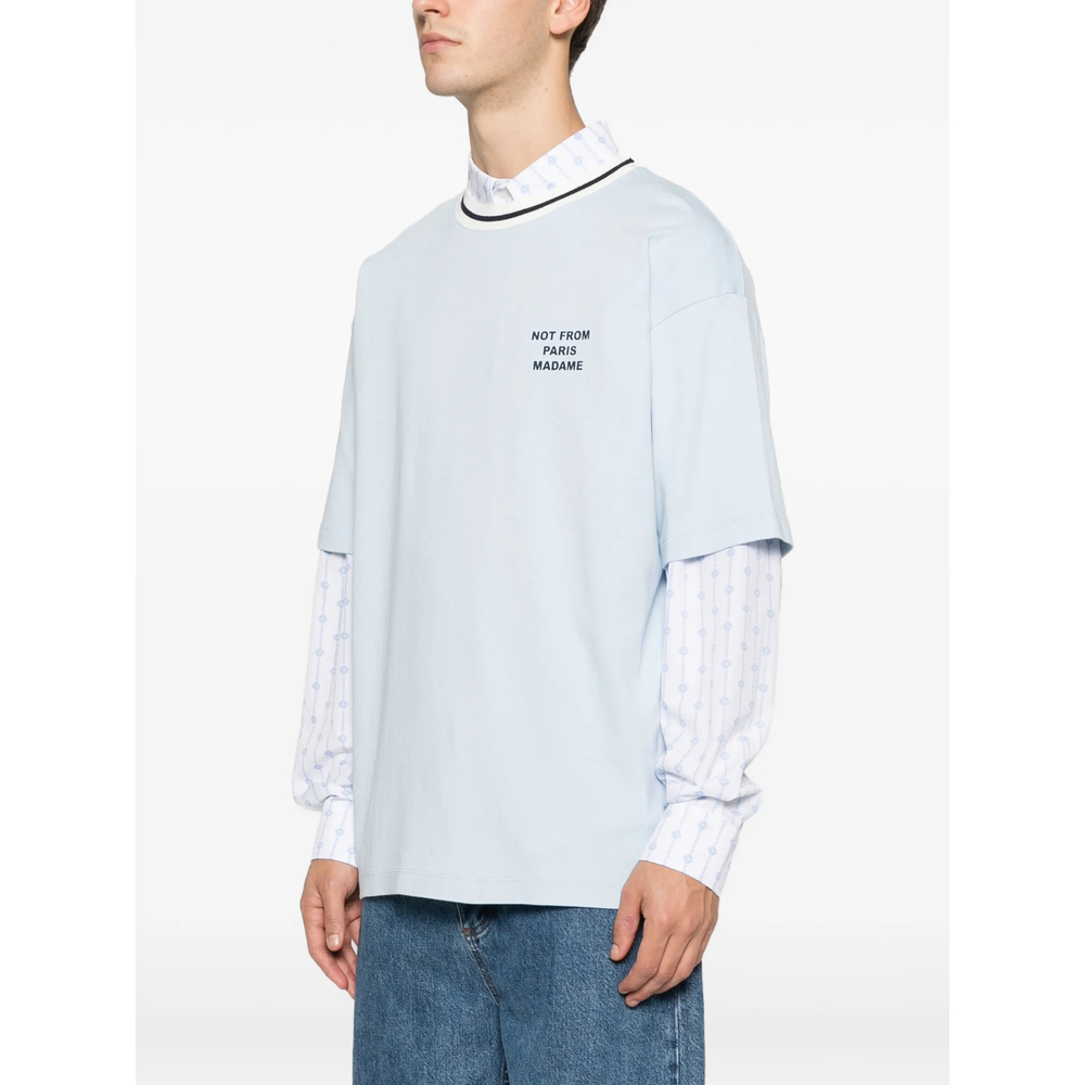 [DROLE DE MONSIEUR] T-shirts Short Sleeve SS26 J-TS189 CO002 LIBLU