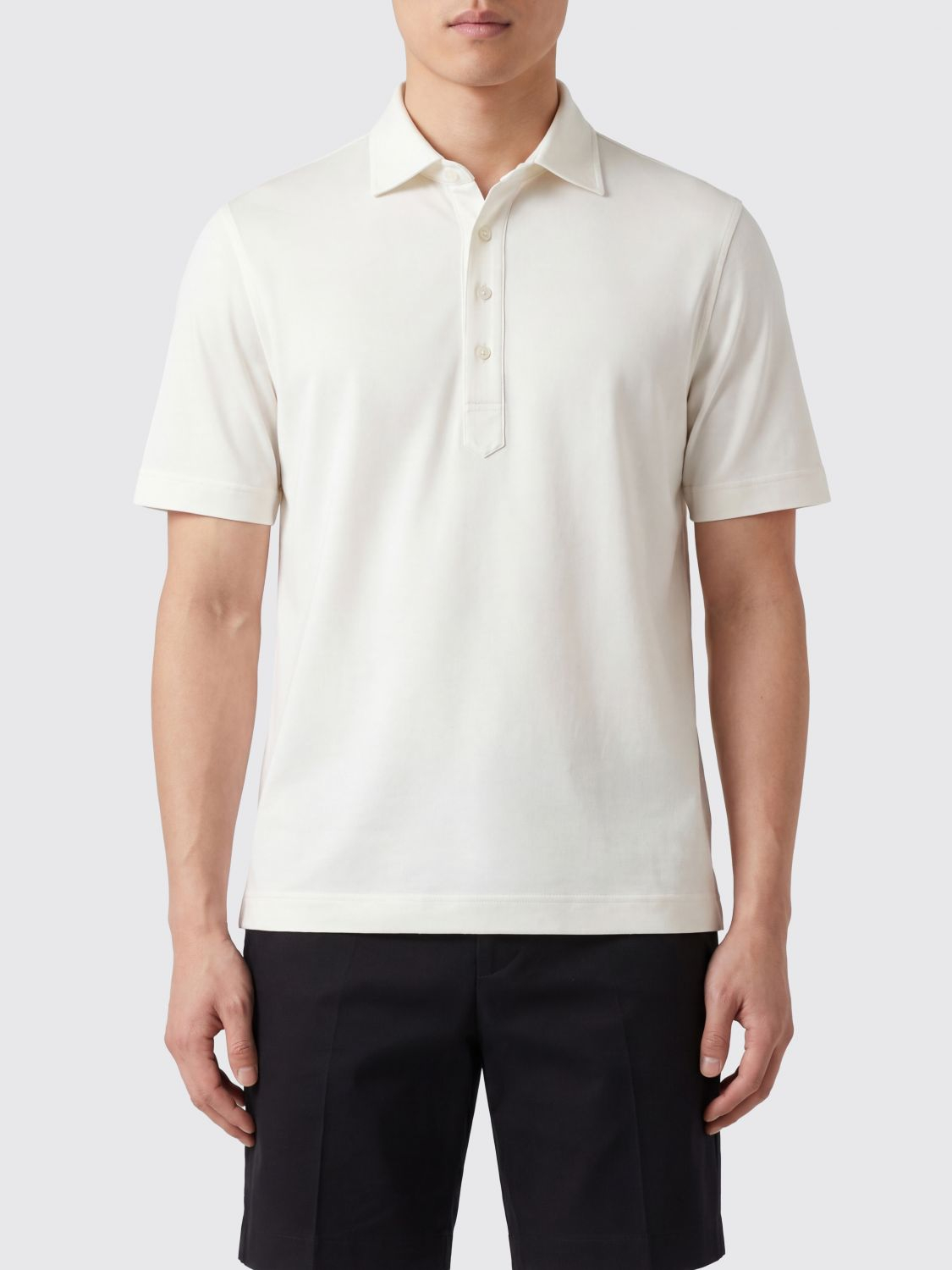 [ZEGNA] T-shirts Short Sleeve SS26 UH386A3H774 N01