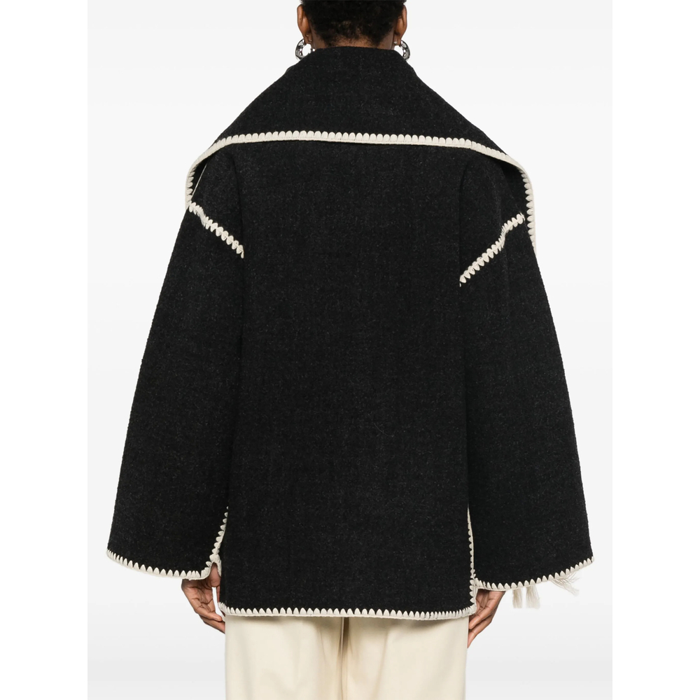 [TOTEME] Jacket SS26 244-WRO918 FB0292-083 DKGRM