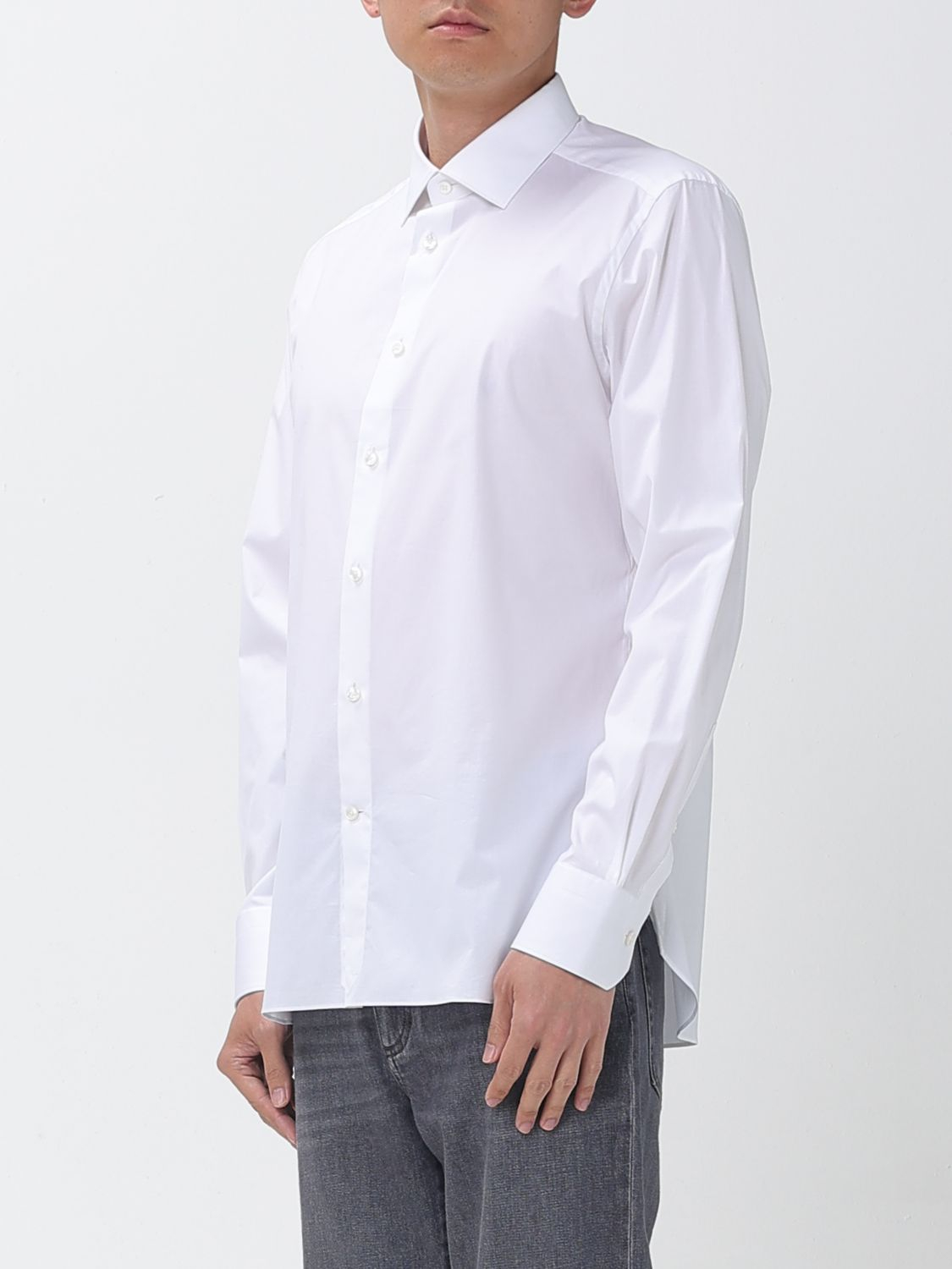 [ZEGNA] Shirts Long Sleeve SS26 304100A39MS0JI 100
