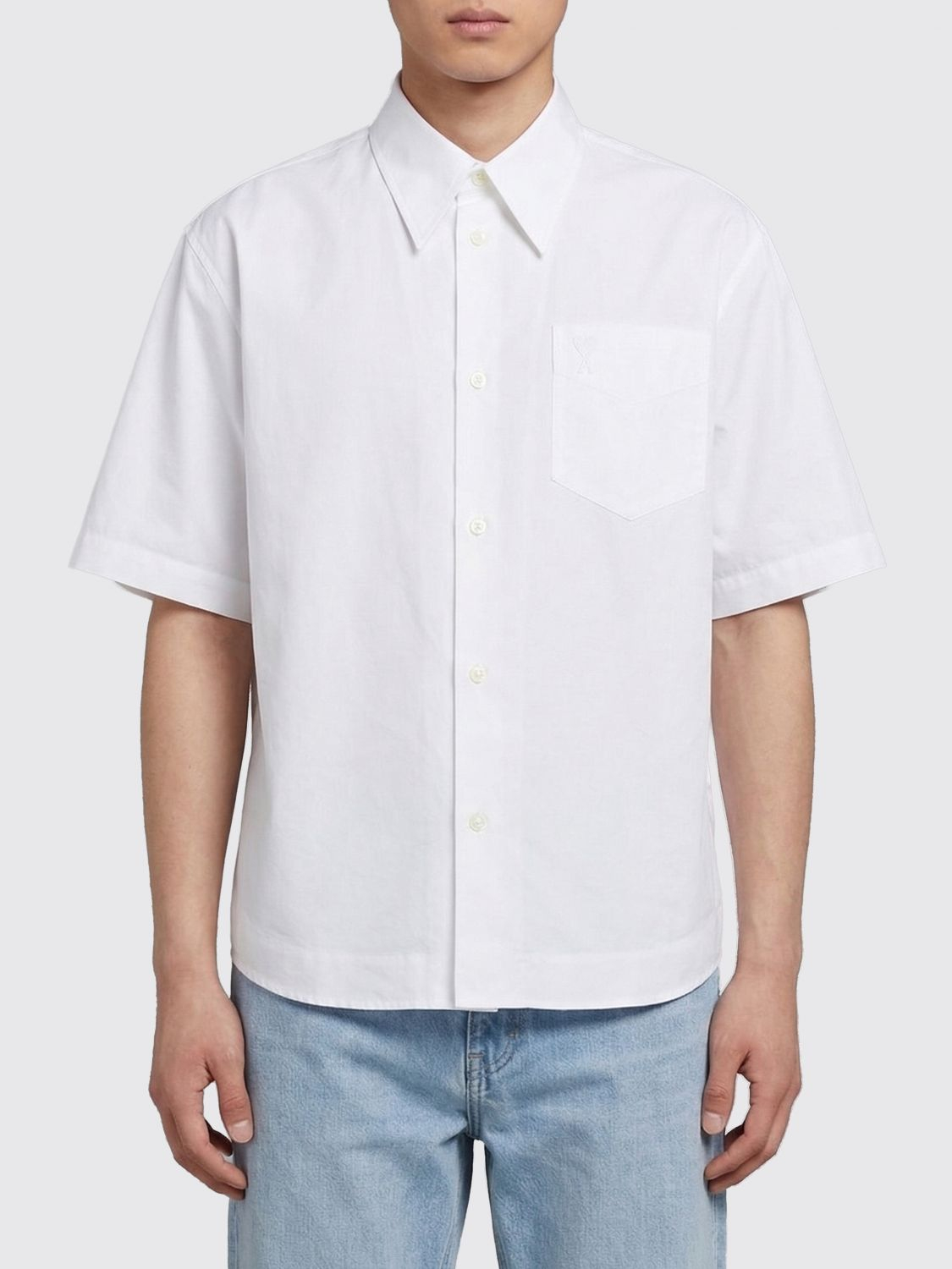 [Ami Paris] Shirts Short Sleeve SS26 USH809CO0063 100