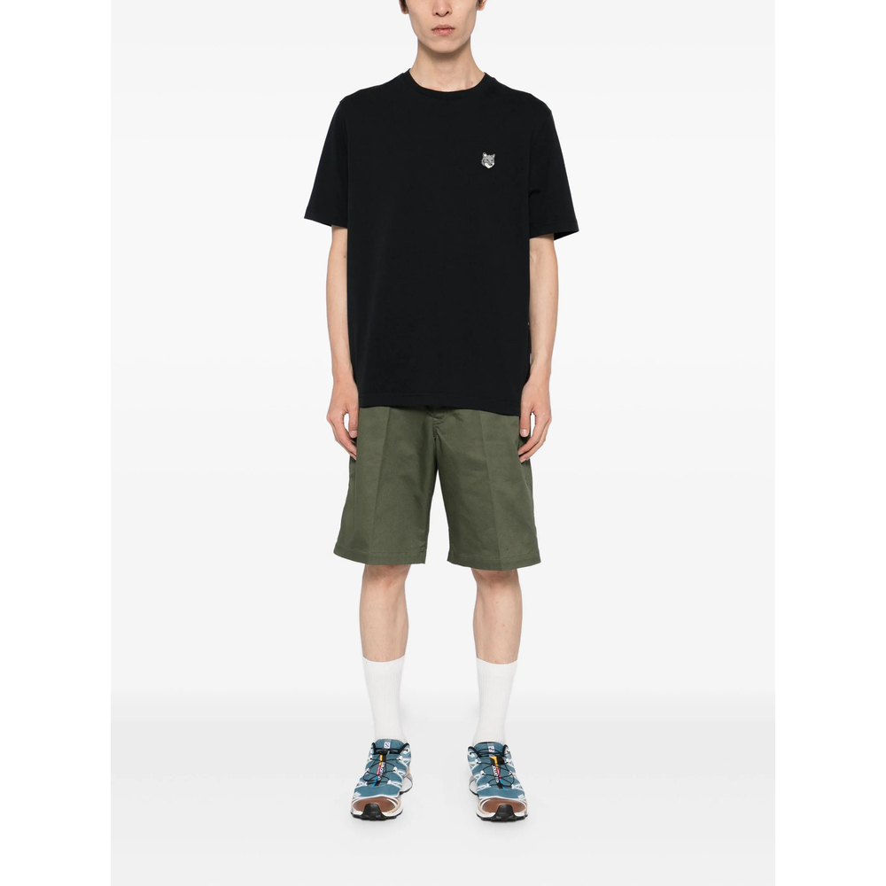 [MAISON KITSUNE] T-shirts Short Sleeve SS26 PM00108KJ7025  BLACK