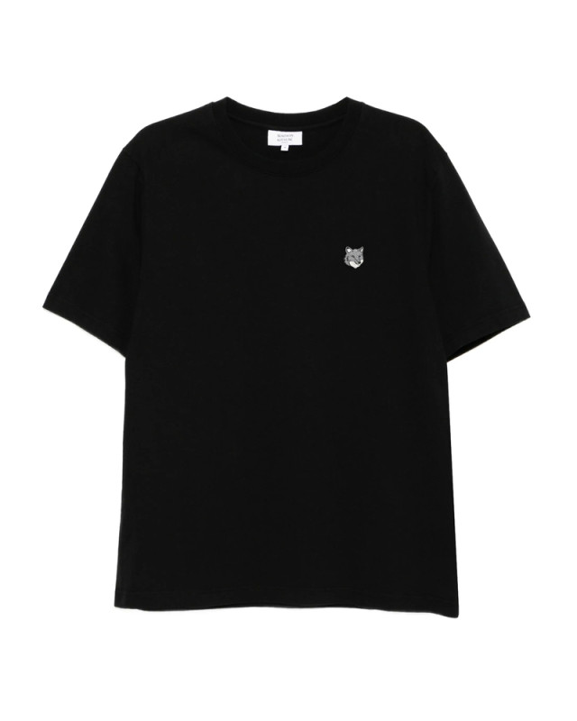[MAISON KITSUNE] T-shirts Short Sleeve SS26 PM00108KJ7025  BLACK