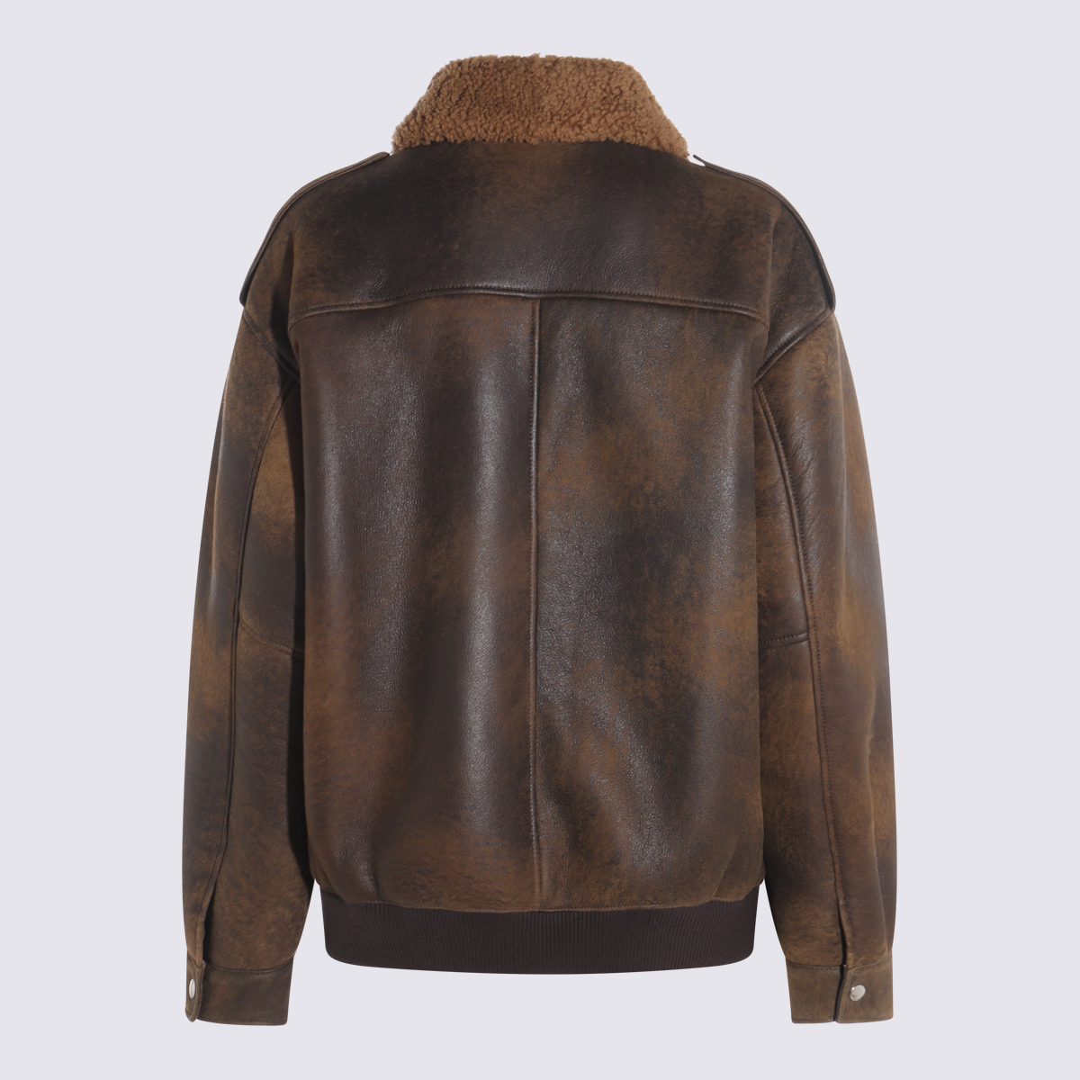 [Miu Miu] Leather Jacket FW25 MPV960172PF0003