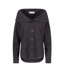 [Our Legacy] Shirts Long Sleeve FW25 W4252KBBLACK FAUX LUMBERJACK CHECK