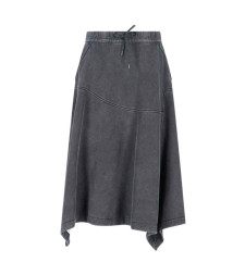 [Our Legacy] Midi skirt FW25 W4256LFBLACK 1000 POINTS PRINT