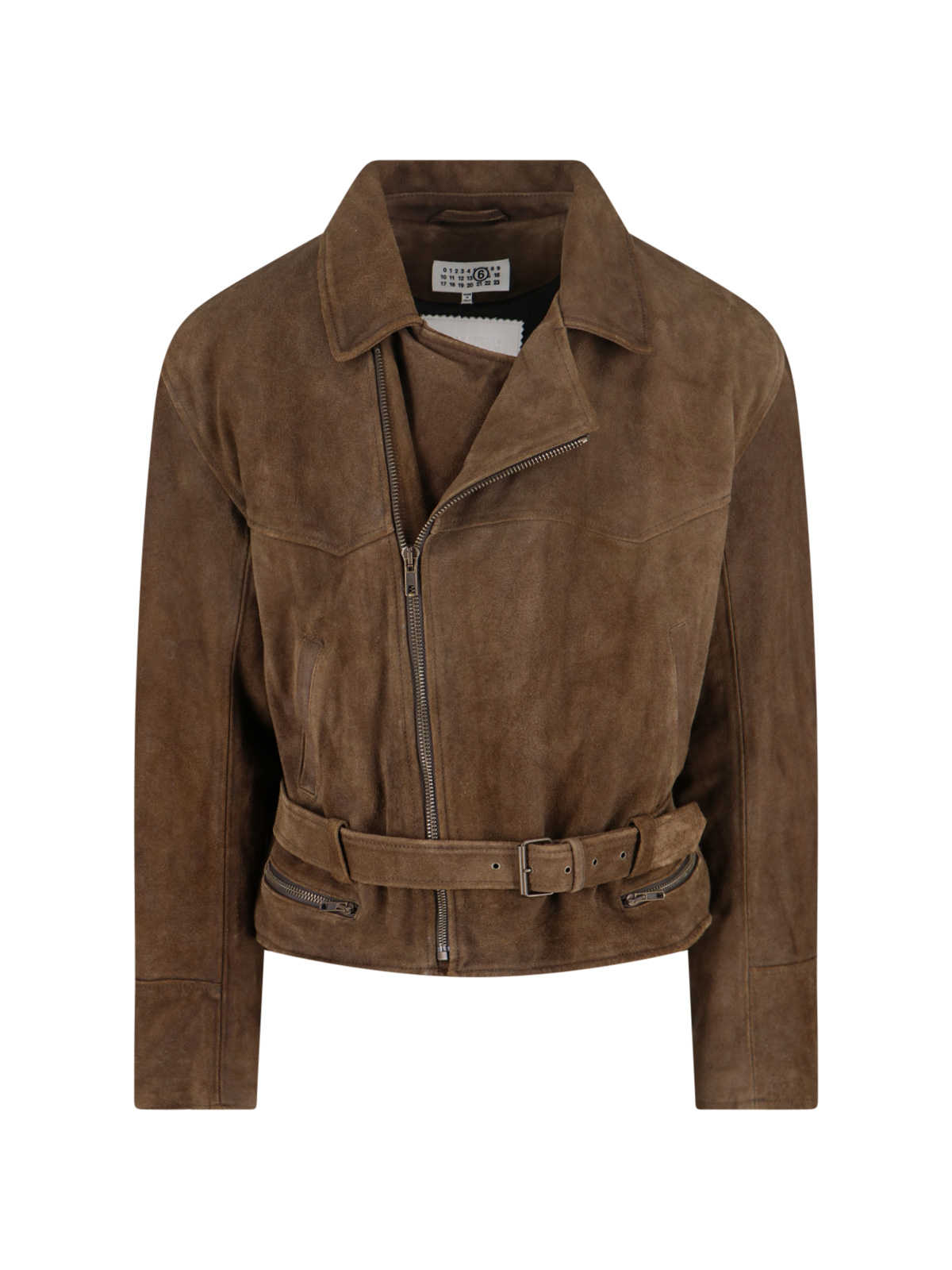 [MM6 Maison Margiela] Leather Jacket FW25 SH2AM0037 M07012124