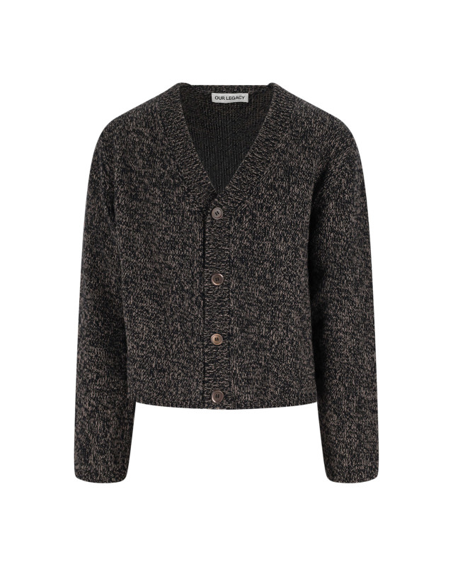 [Our Legacy] Cardigan FW25 M4253ABBEAR TWIST MOULINE WOOL