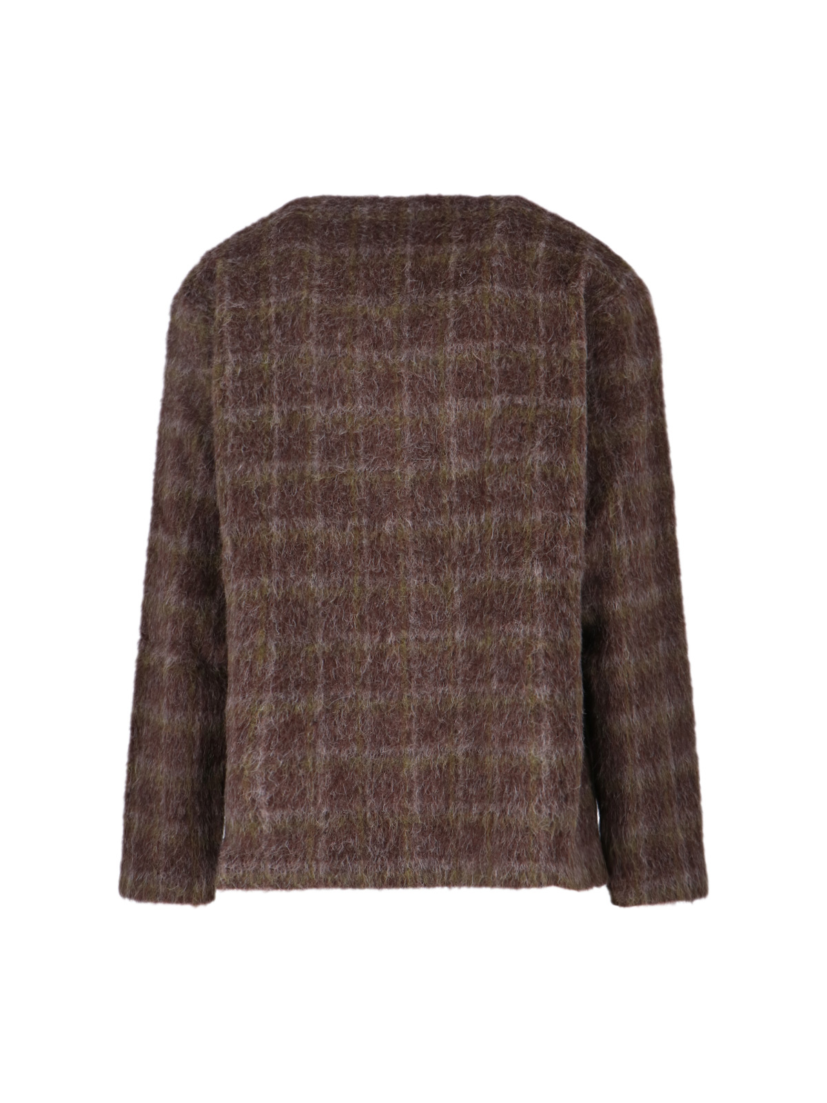 [Our Legacy] Cardigan FW25 M4256CDDORF CHECK HAIRY WOOL