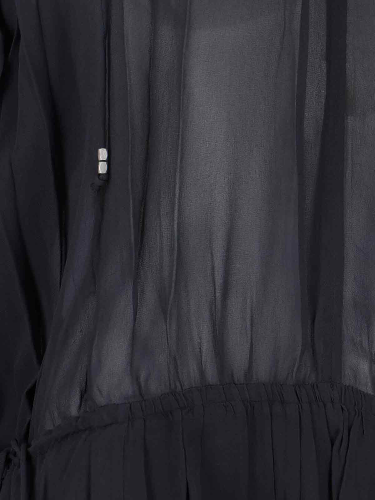 [Marant Etoile] Long sleeve dress FW25 RO0799FA C3J01E01BK