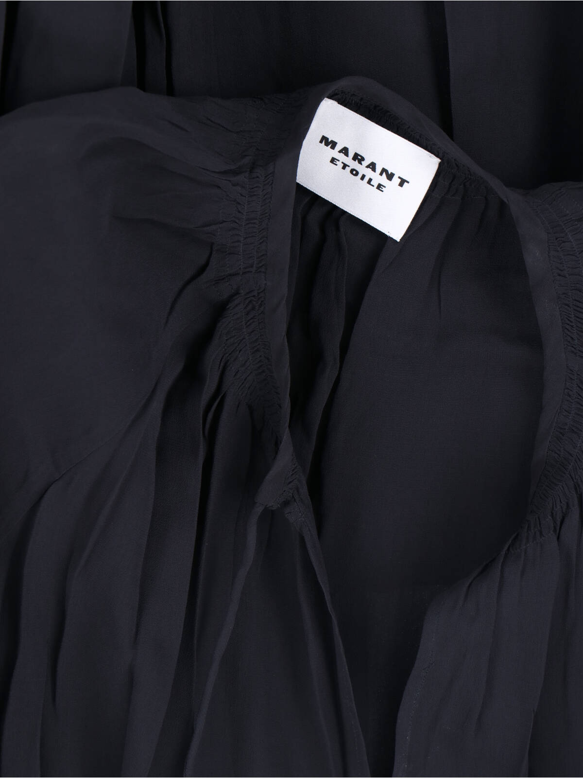 [Marant Etoile] Long sleeve dress FW25 RO0799FA C3J01E01BK