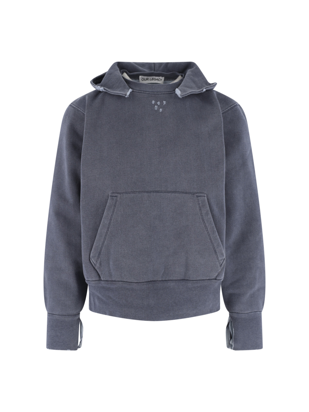 [Our Legacy] Sweatshirt FW25 M4256RFBLUE 1000 POINTS PRINT