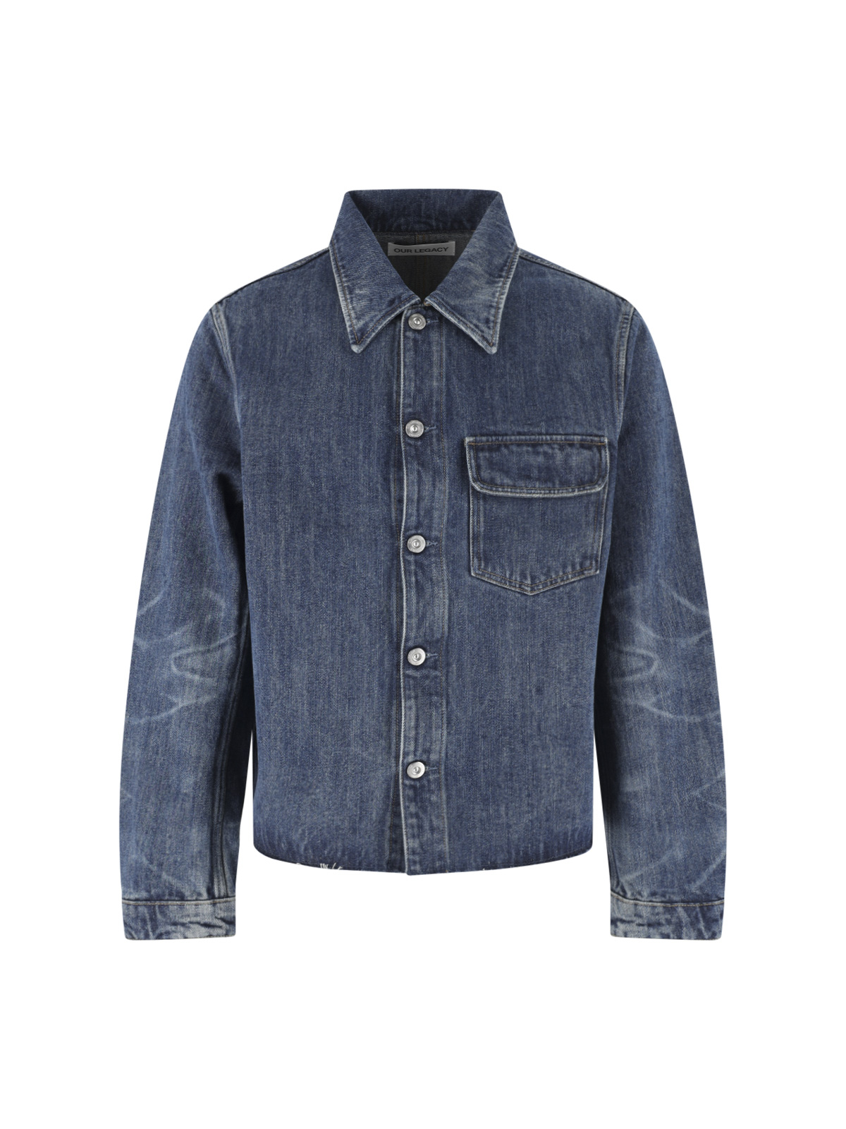 [Our Legacy] Denim jacket FW25 M4251CRROAD WORN ROPE TWILL