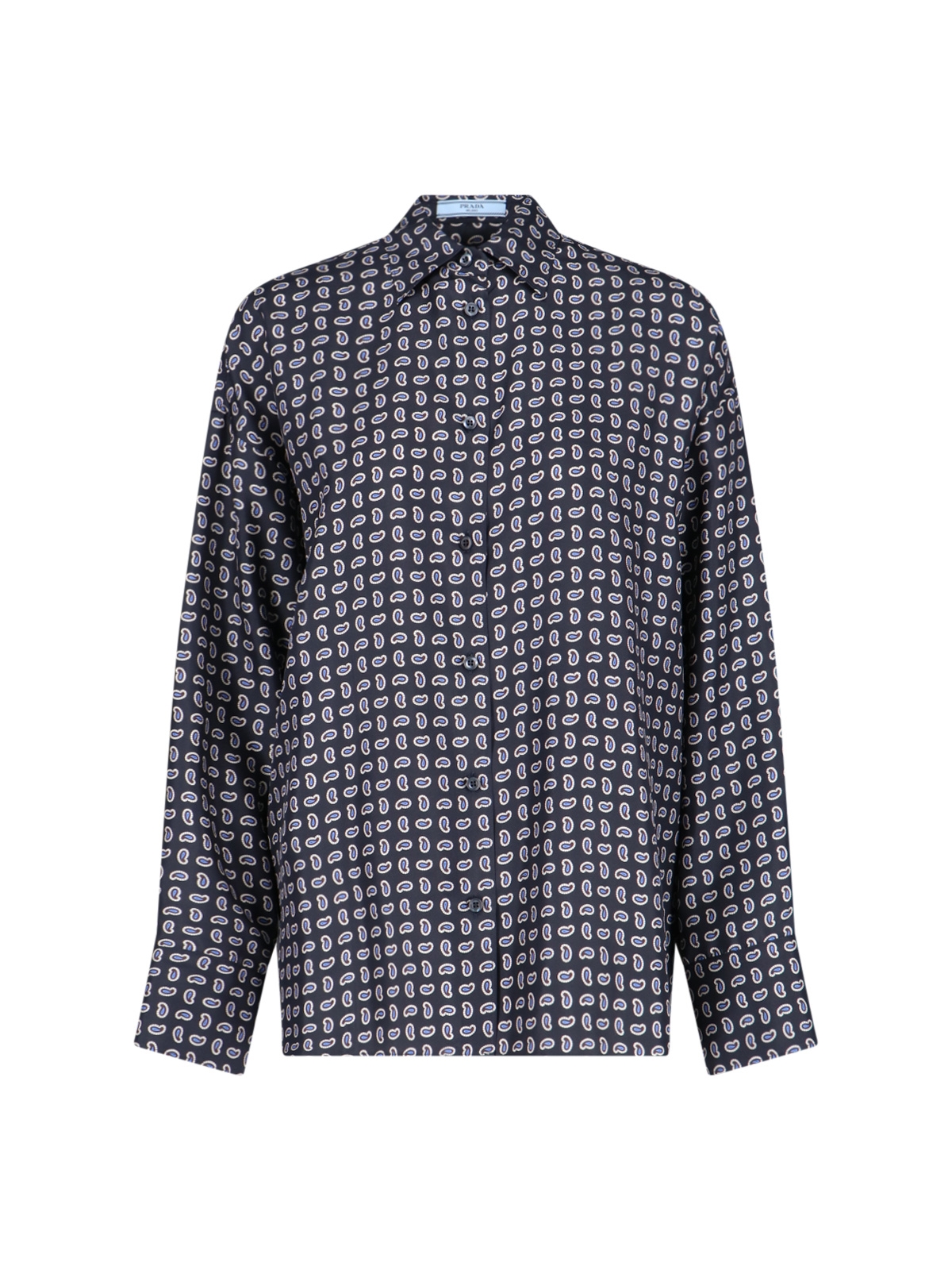 [Prada] Shirts Long Sleeve FW24 P415H OOO 15GGF0008