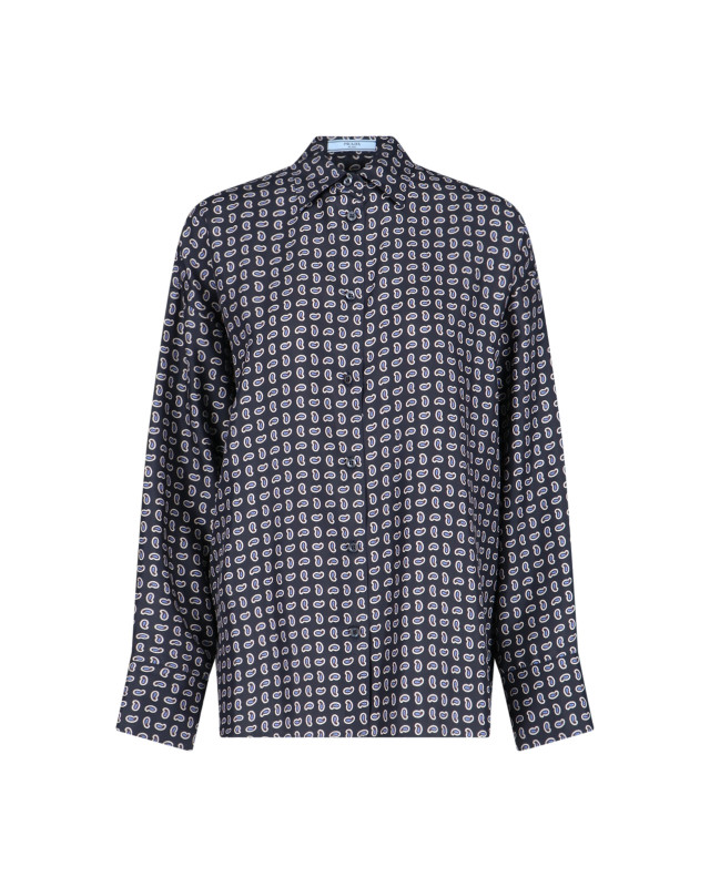 [Prada] Shirts Long Sleeve FW24 P415H OOO 15GGF0008