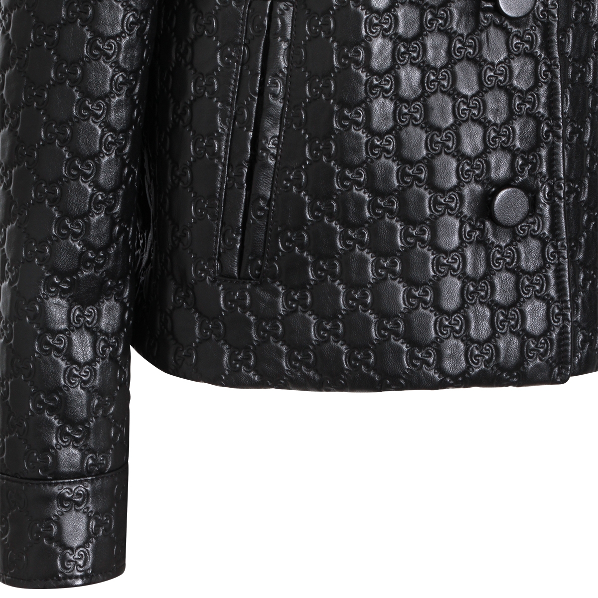 [Gucci] Leather Jacket FW25 834308XNA4F1000