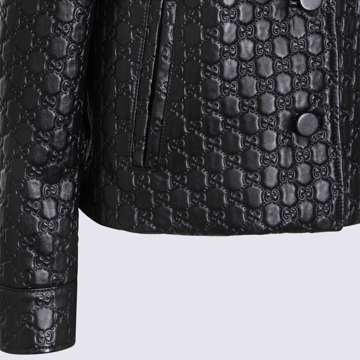 [Gucci] Leather Jacket FW25 834308XNA4F1000