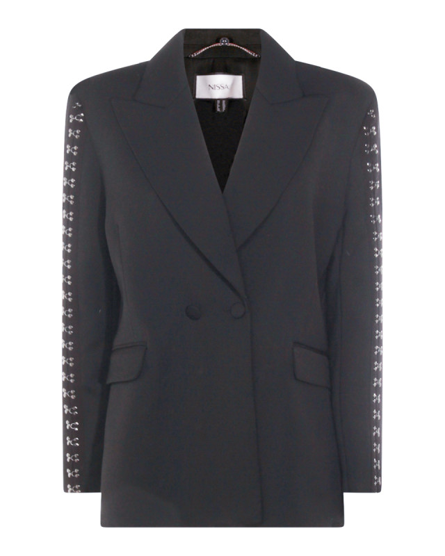 [NISSA] Jacket FW25 SS1346BLACK