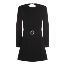 [Saint Laurent] Long sleeve dress FW25 819619Y012W1000