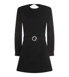 [Saint Laurent] Long sleeve dress FW25 819619Y012W1000