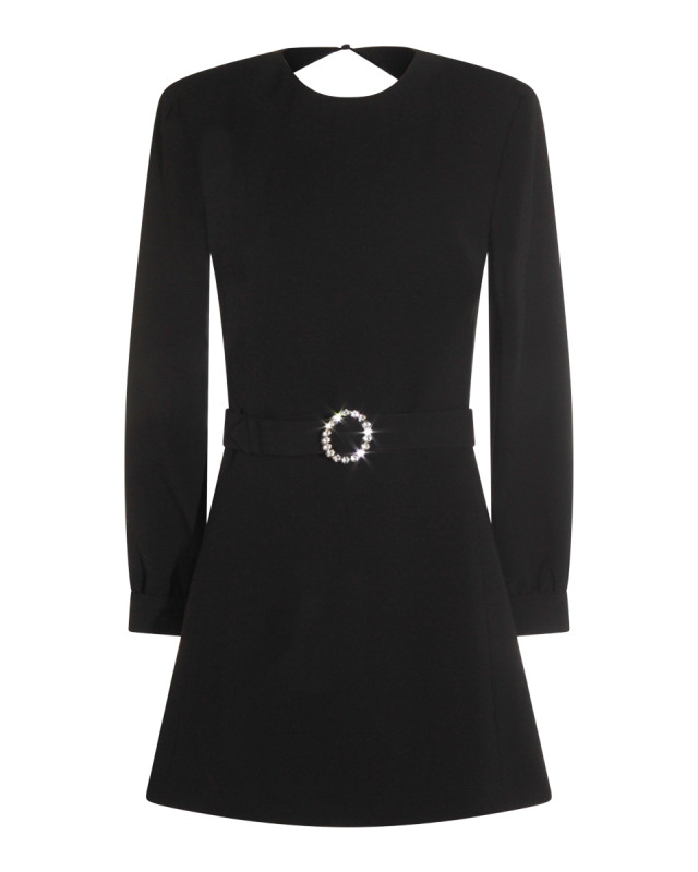 [Saint Laurent] Long sleeve dress FW25 819619Y012W1000