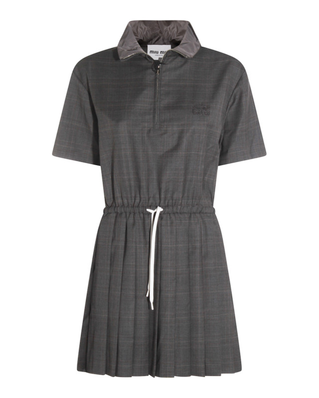 [Miu Miu] Short sleeve dress FW25 MF5994SOOO175YF0480