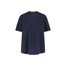 [THE FRANKIE SHOP] Shirts Short Sleeve SS26 LENI KNIT OVERSIZED T SHIRTNAVY
