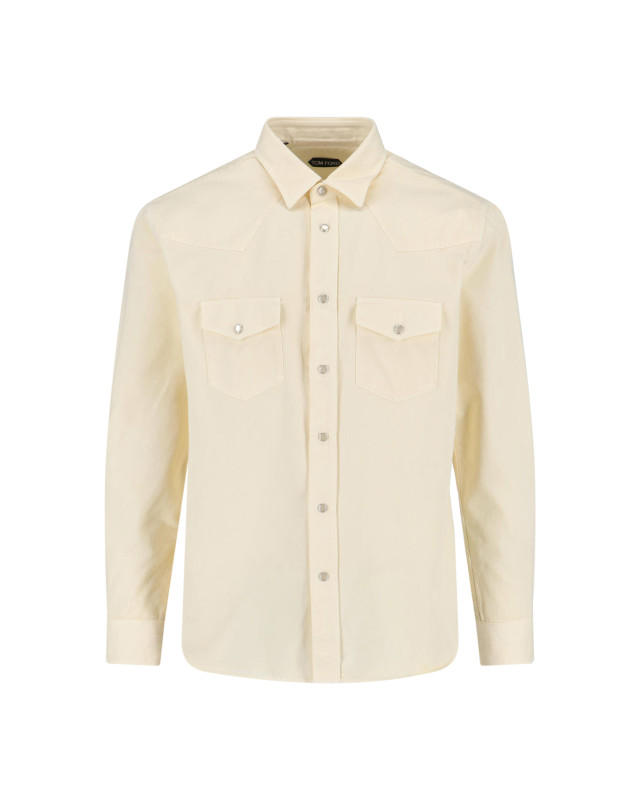 [Tom Ford] Shirts Long Sleeve SS26 HDS001 FMC304YCJ