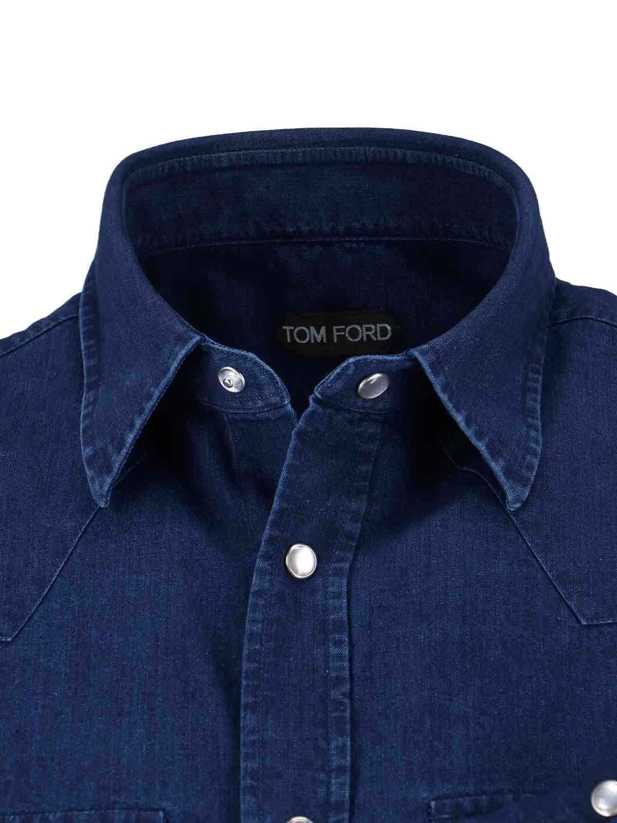 [Tom Ford] Shirts Long Sleeve SS26 HDS001 FMC289UCC