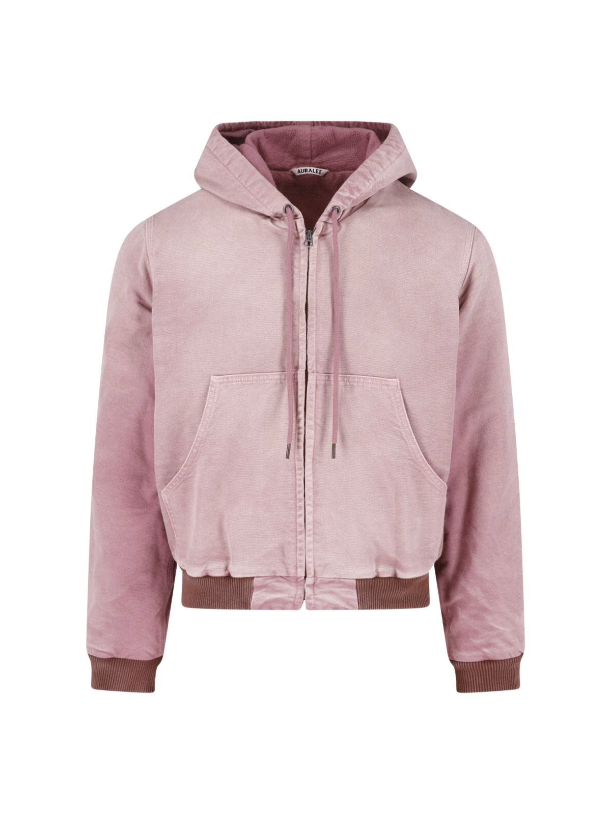 [AURALEE] Zip up SS26 A25AB02CDFADED BURGUNDY