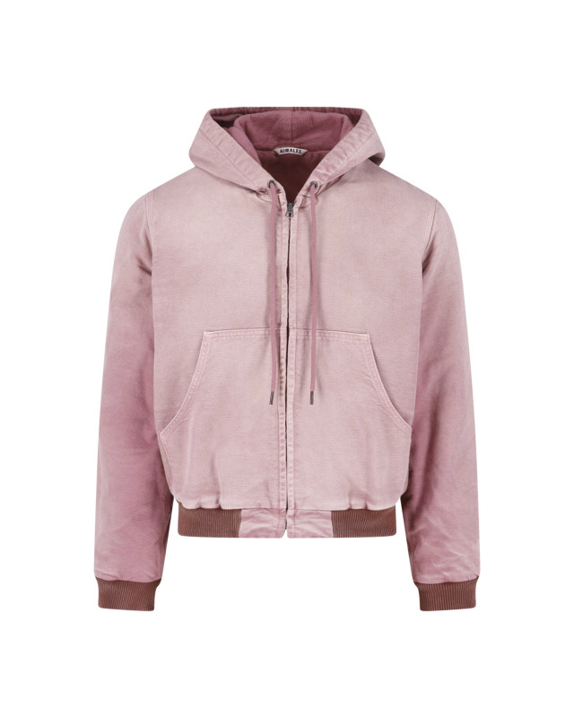 [AURALEE] Zip up SS26 A25AB02CDFADED BURGUNDY