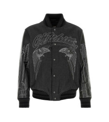 [Off White] Leather Jacket SS26 OMJA122Z26LEA0 0200