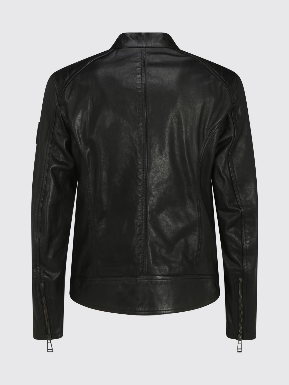 [Belstaff] Leather Jacket SS26 100038 BLACK