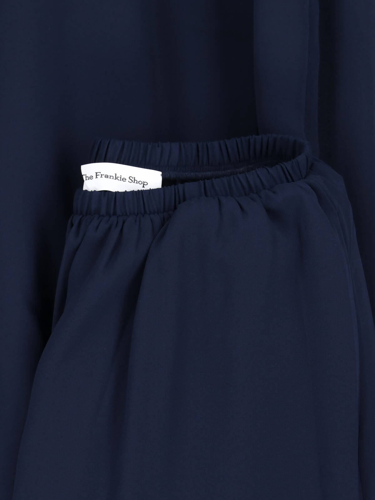 [THE FRANKIE SHOP] Long skirt SS26 ENNA FLUID MAXI SKIRTNAVY