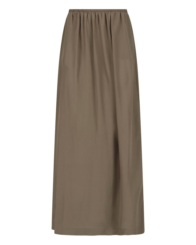 [THE FRANKIE SHOP] Long skirt SS26 ENNA FLUID MAXI SKIRTOLIVE