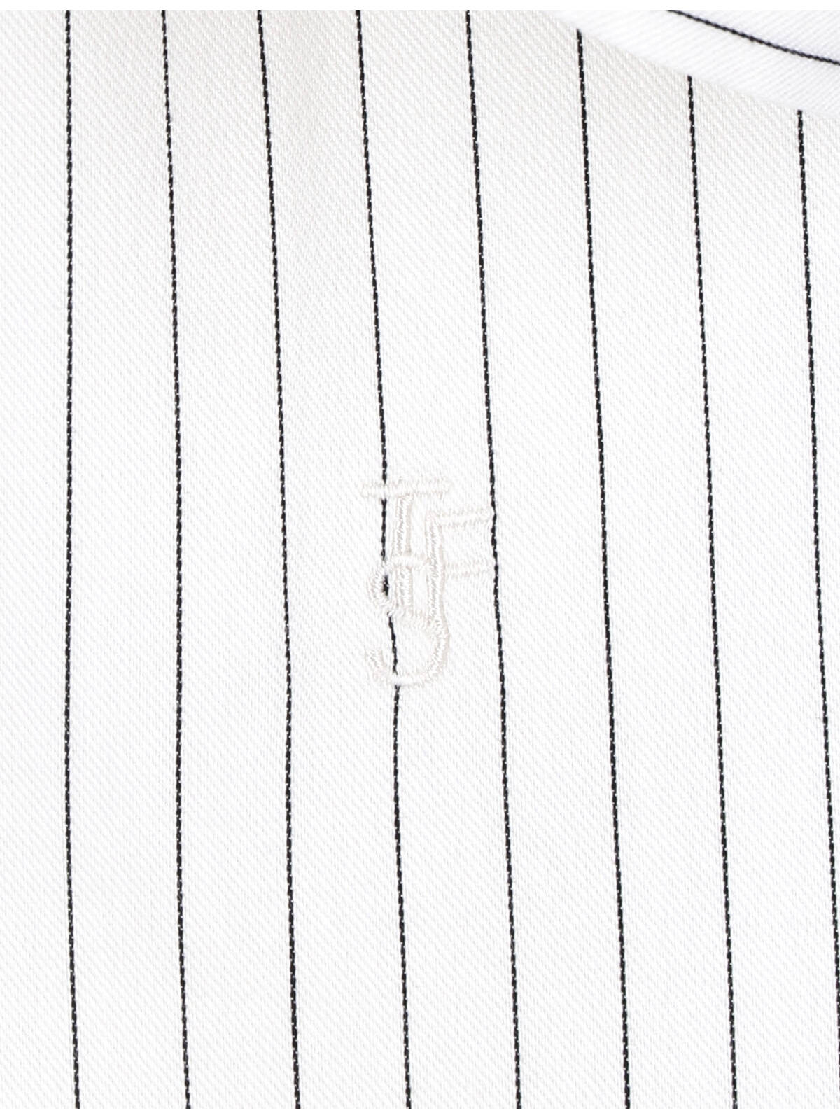 [THE FRANKIE SHOP] Shirts Long Sleeve SS26 OANA FLUID BUTTON UP SHIRTWHITE BLACK STRIPE